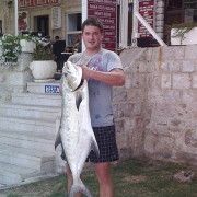 PAŽANI POD DOJMOM Luka Pastorčić ulovio ribu tešku 20 kilograma!