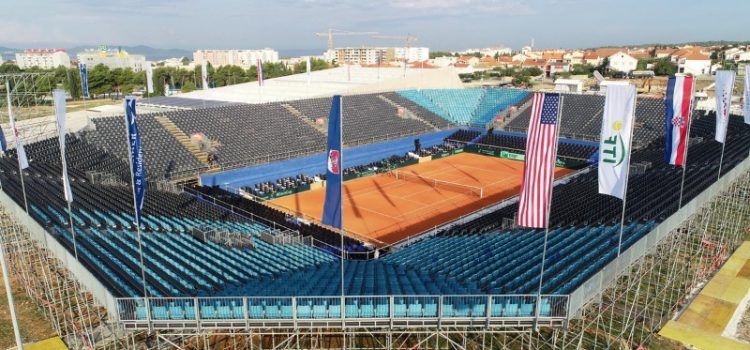 GALERIJE Stadion i tribine na Višnjiku spremno dočekuju polufinale Davis Cupa
