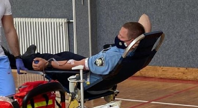 Zadarski policajci darovali krv u akciji dobrovoljnog darivanja
