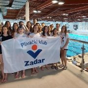 Mladi plivači iz Zadra na pripremama i natjecanju na Korčuli