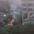 FOTO Veliki plamen pored Tehničke škole u Zadru, građani zabrinuti