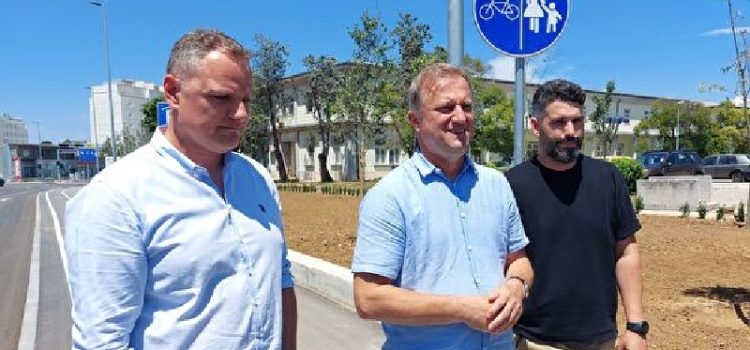 Gradonačelnik Dukić obišao novouređenu Tuđmanovu ulicu