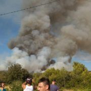 FOTO Veliki požar u Bibinjama; Gori borova šuma