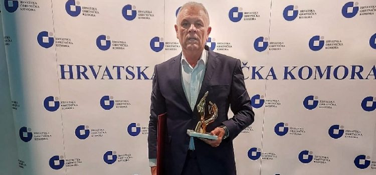 Mladen Malta nagrađen najvišim priznanjem Hrvatske obrtničke komore
