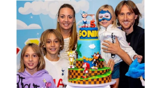SRETNA OBITELJ Luka Modrić proslavio peti rođendana malene kćeri Sofije