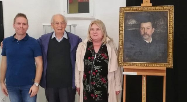 GALERIJA Franco Luxardo u pratnji Renate Peroš obišao sliku njegova djeda koju je naslikao Vlaho Bukovac