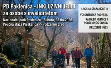 PD Paklenica organizira inkluzivni izlet u Nacionalni park Paklenicu