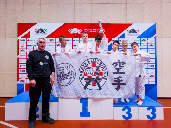 Natjecatelji Karate kluba Bibinje s medaljama na Kupu Hrvatske za mlađe uzraste