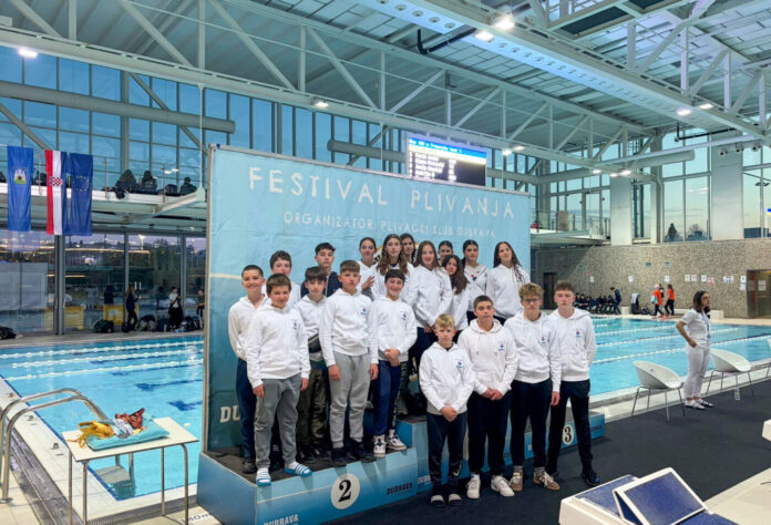 PK Zadar briljirao na Festivalu plivanja: Markulin tri medalje, Knežević dva srebra