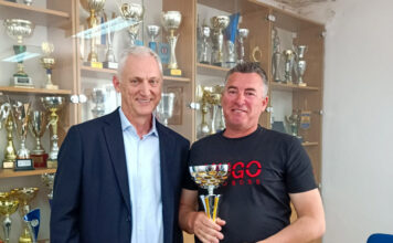 Sudionici 35. Memorijala Franka Lisice u prostorijama ŠK Goran Bibinje