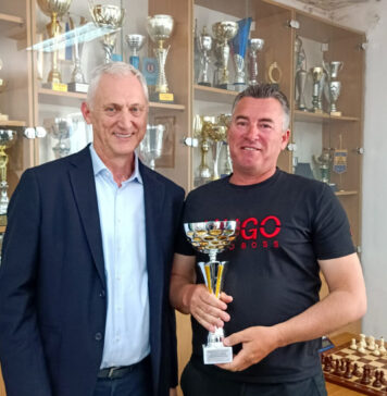 Sudionici 35. Memorijala Franka Lisice u prostorijama ŠK Goran Bibinje